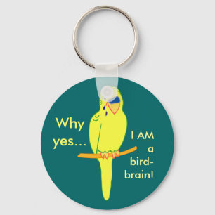 Bird-brain Keychain