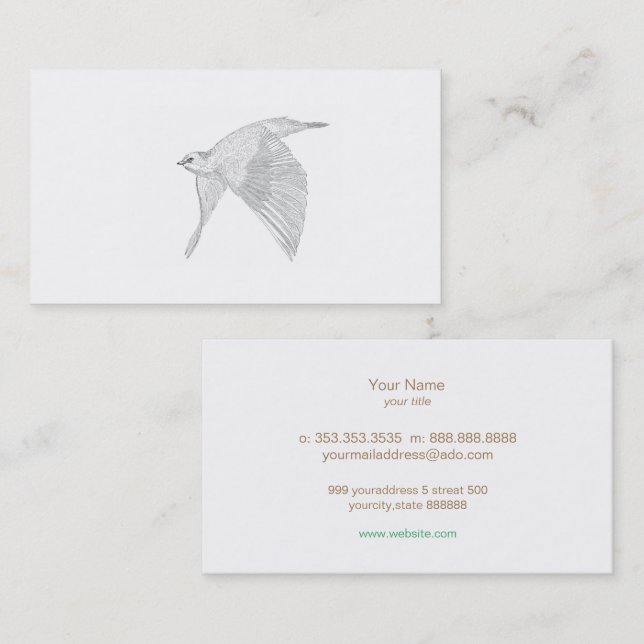 bird Business Card (Front/Back)