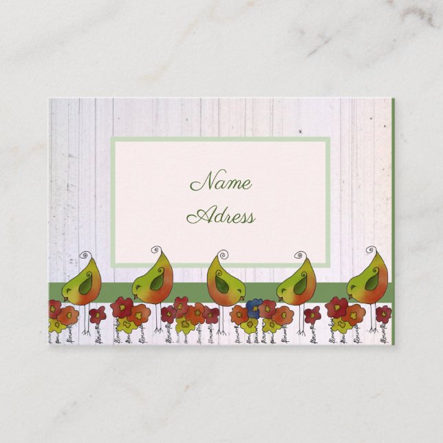 bird business card (Front)