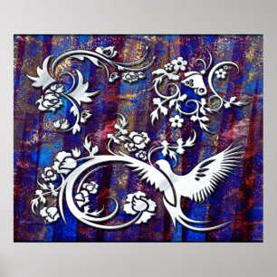 Bird & Butterfly 1 Poster