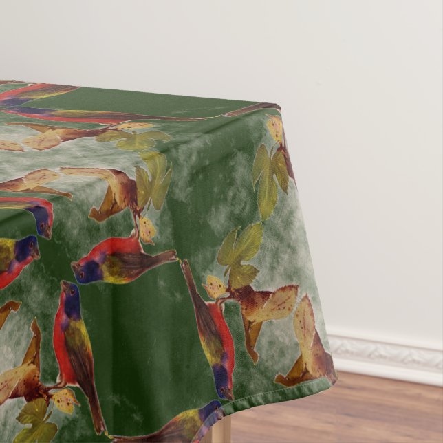 Bird By The Kitchen Window Tablecloth (In Situ)