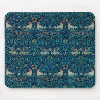 Bird by William Morris, Vintage Garden Textile Art Mouse Pad