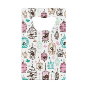 bird cage love kids background pattern