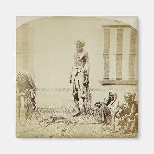 Bird-Catchers, Low Caste Hindus in Delhi, 19th cen Magnet