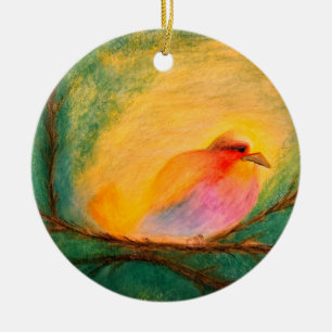 Bird Ceramic X-MAS Ornament