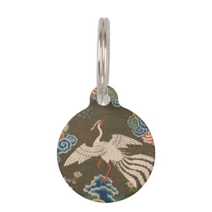 Bird Chinese Antique Decor Pet Tag