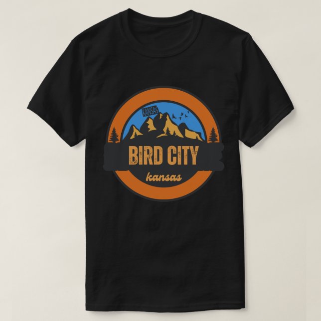 Bird City, Kansas T-Shirt (Design Front)