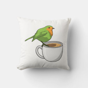 Bird Coffee Cup Cushion