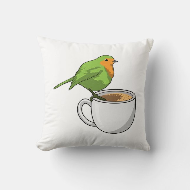 Bird Coffee Cup Cushion (Front)