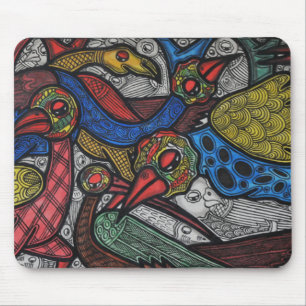 Bird conference mouse pad