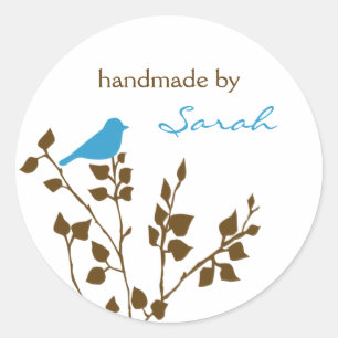 Bird Custom Name Stickers