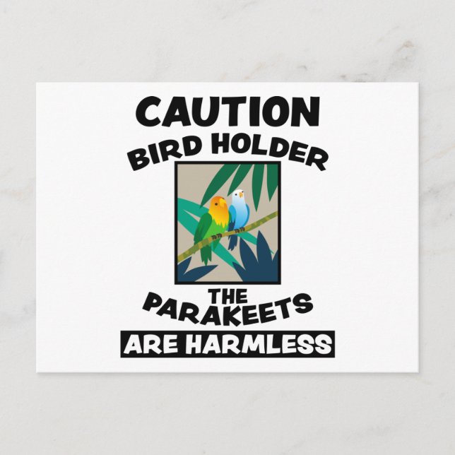 Bird Cute Exotic Animal Design Birds Friends Gift Postcard (Front)