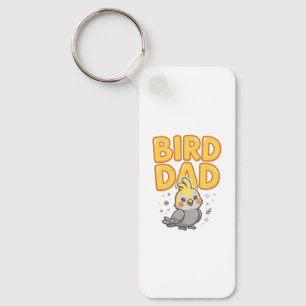 Bird Dad Keychain