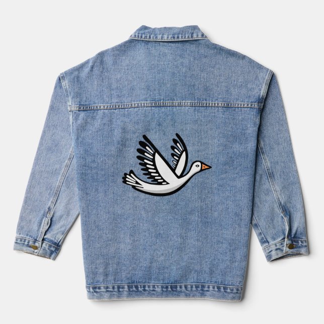 Bird Denim Jacket (Back)