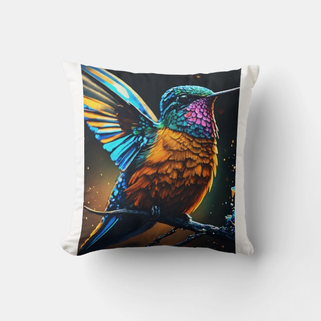 Bird design  cushion (Front)