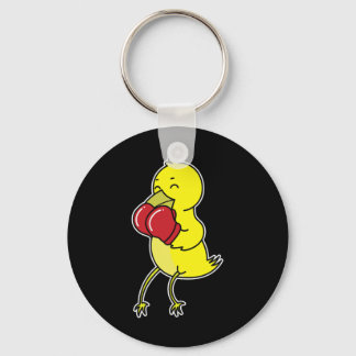 Bird Does Boxing Key Ring