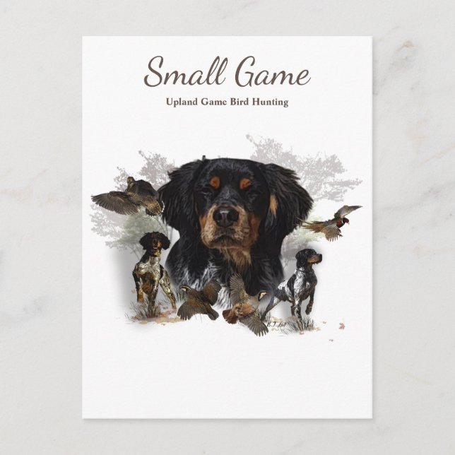 Bird dog , Upland Game Bird Hunting Postcard (Front)