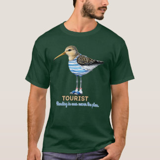 Bird Dressed as aourist retro T-Shirt
