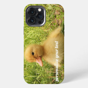 bird, duck, duckling, yellow, nature, cute, baby, iPhone 13 pro max case
