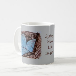 Bird Eggs- Spring New Life Begins Coffee Mug