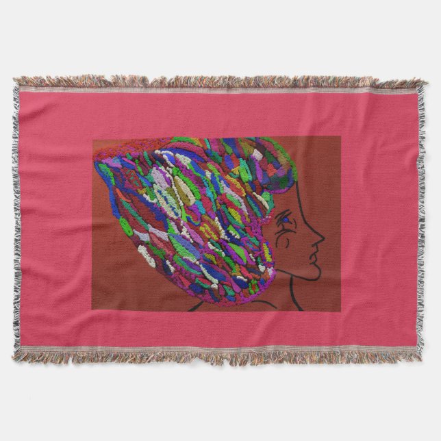 Bird Empress Throw Blanket (Front)