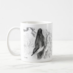 Bird Engravings  - a Nuthatch & Treecreeper Coffee Mug