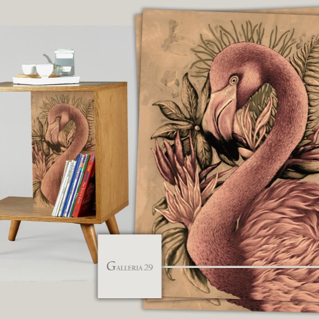 Bird Ephemera Floral Vintage Tissue Paper (Creator Uploaded)