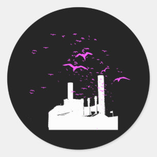 Bird Factory T-shirt / Earth Day T-shirt Classic Round Sticker