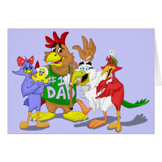 Bird Family Cartoon