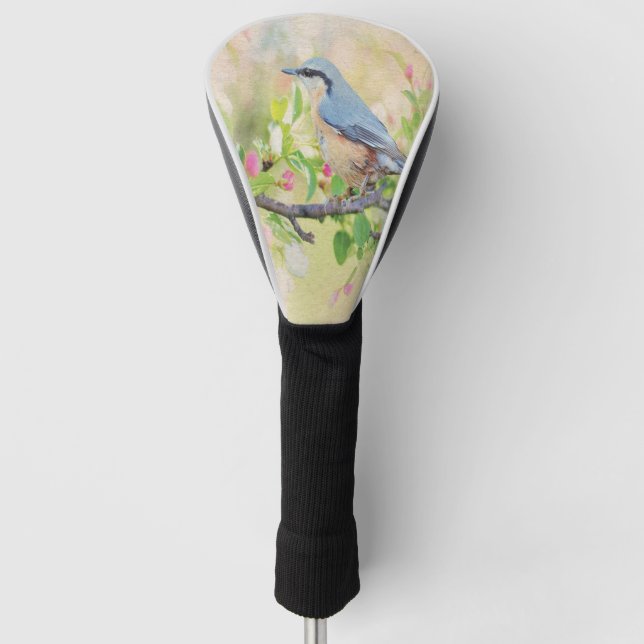 Bird Fanatic Golf Head Cover (Front)