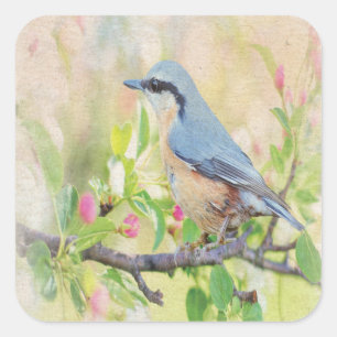 Bird Fanatic Square Sticker