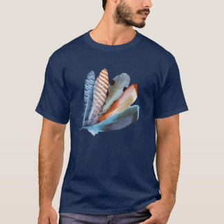 bird feather fan funny T-Shirt
