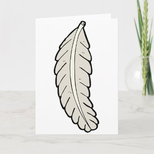 Bird Feather Greeting Cards
