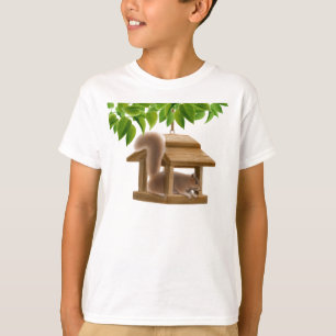 Bird Feeder Squirrel Kids T-Shirt