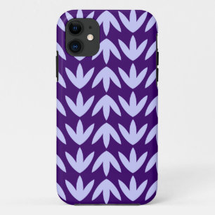 Bird Feet - Powder Blue and Deep Purple.pdf iPhone 11 Case