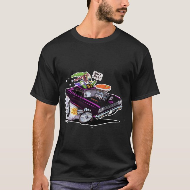 BIRD FINK 1969 Road Runner Purple T-Shirt (Front)