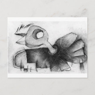 bird flap postcard
