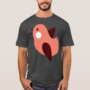 Bird Flight Flying Red Birdart T-Shirt