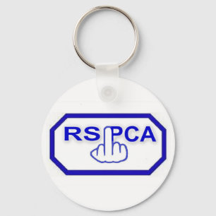 Bird Flipping Key Ring