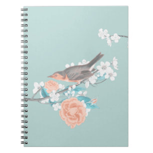 Bird & Flowers Notebook
