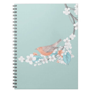 Bird & Flowers Notebook