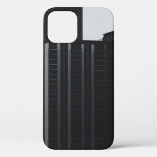 BIRD FLYING ABOVE PEOPLE WALKIN NEAR EIFFEL TOWER iPhone 12 CASE