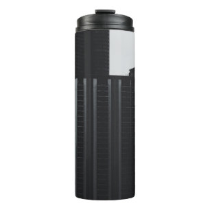 BIRD FLYING ABOVE PEOPLE WALKIN NEAR EIFFEL TOWER THERMAL TUMBLER