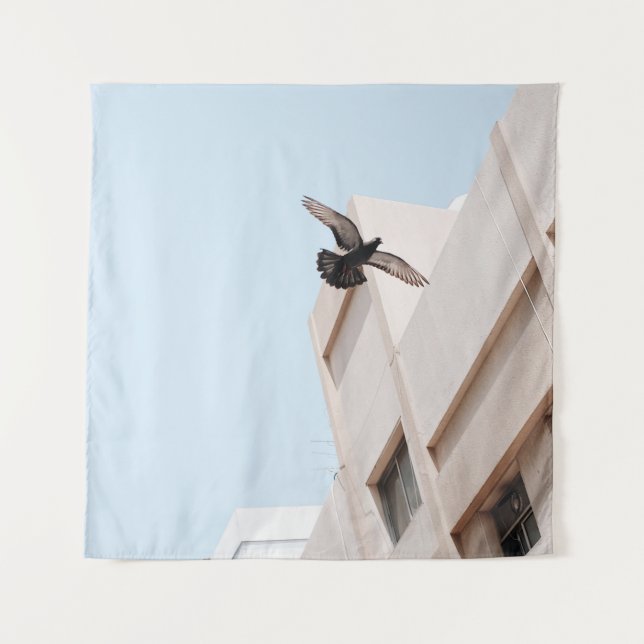 BIRD FLYING IN THE AIR TAPESTRY (Front)