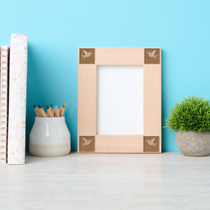 Bird Flying logo Frame Style Natural Landscape