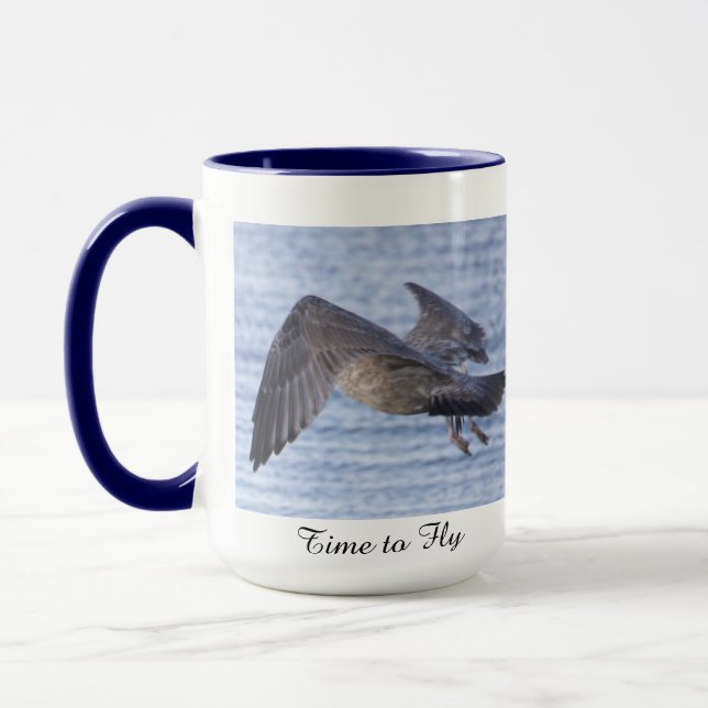 Bird Flying Mug (Left)