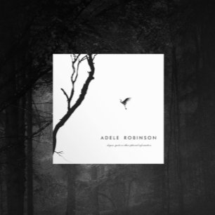 ©Bird Flying to a Tree / Zen Holistic Wellness Square Business Card