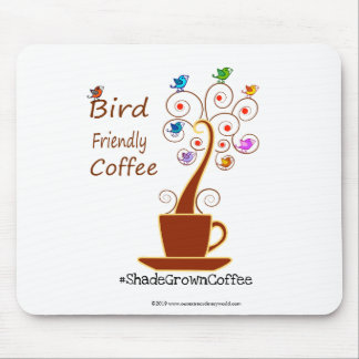 Bird Friendly Coffee Mouse Pad