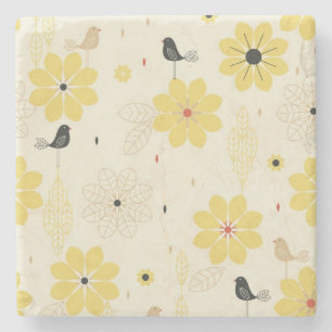 Bird Garden Stone Coaster