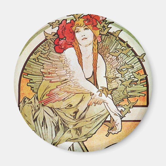 Bird Goddess Magnet (Front)